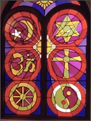 Ecumenical stained glass window