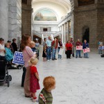 Rally at the Utah State Capitol Building